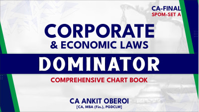 CORPORATE & ECONOMIC LAWS (SPOM-SET A) (CA FINAL) BLACK & WHITE HARDBOOK 